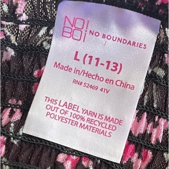 No Boundaries Juniors Mesh Tube Top, Size Large - Picture 6 of 9